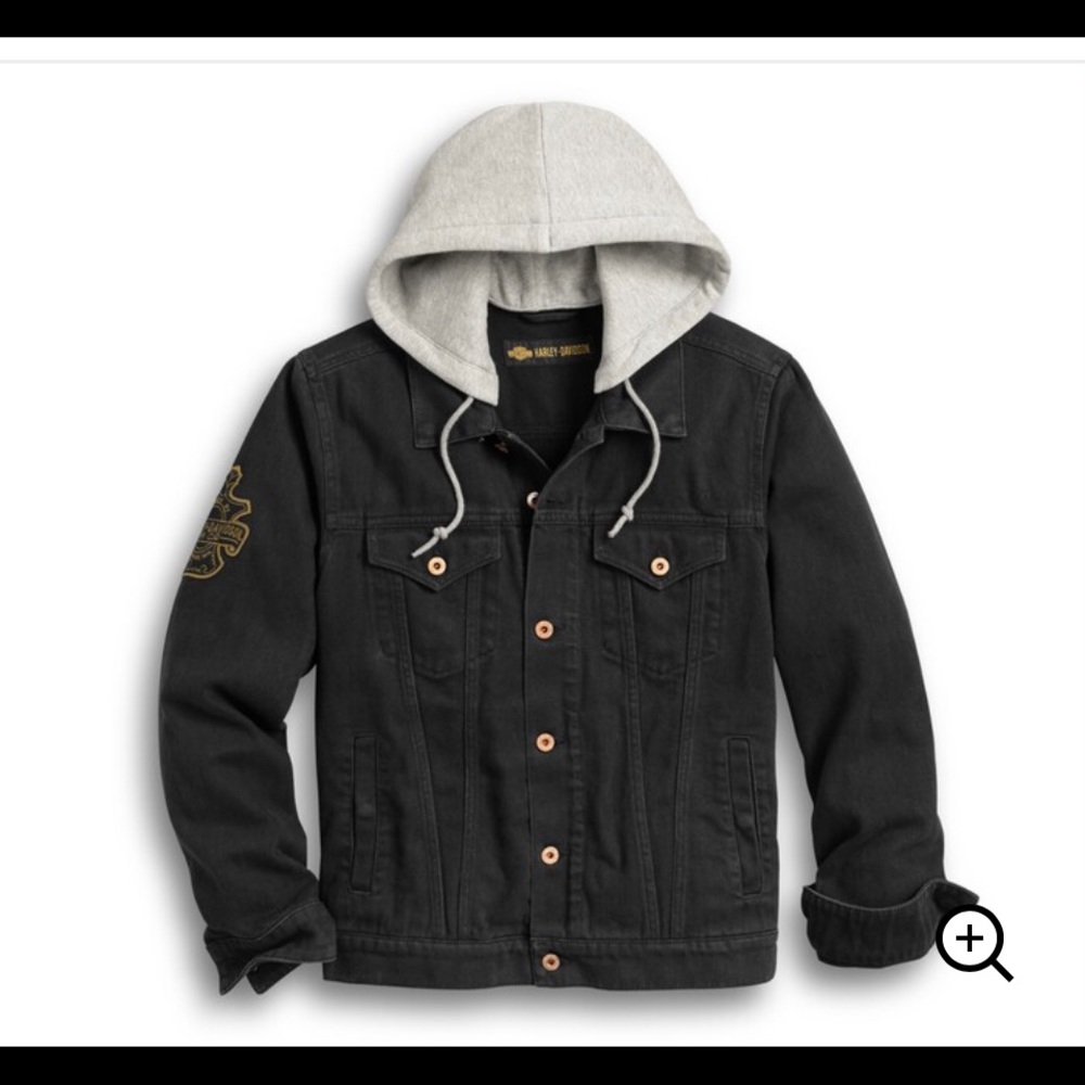 Harley-Davidson Skull Flag Denim Jacket